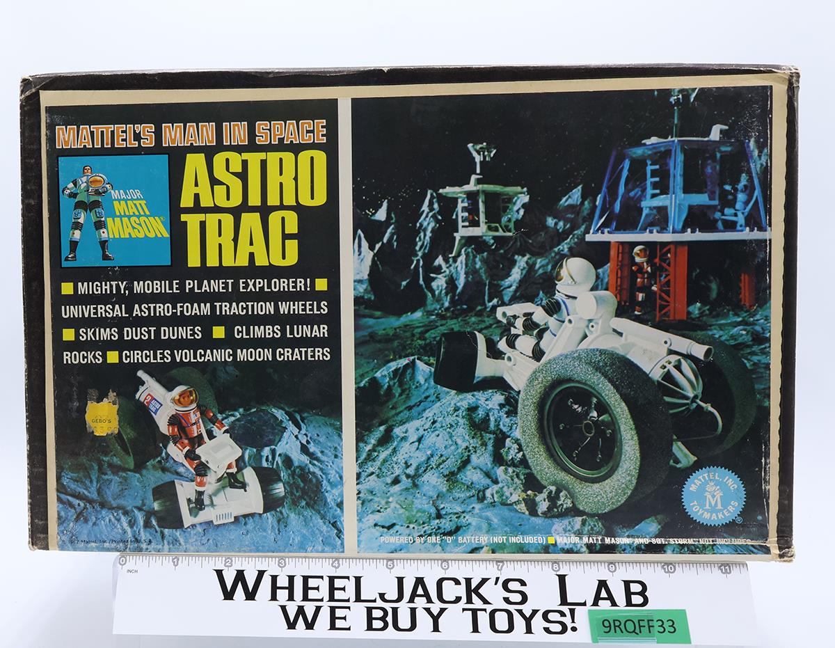 Astro Trac 100% Complete W/Box WORKS Major Matt Mason in Space 1967 Mattel