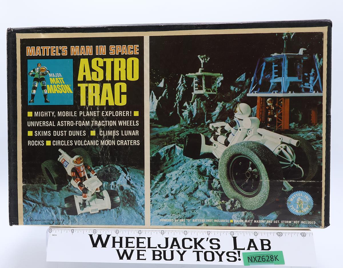 Astro Trac 100% Complete W/Box WORKS Major Matt Mason in Space 1967 Mattel