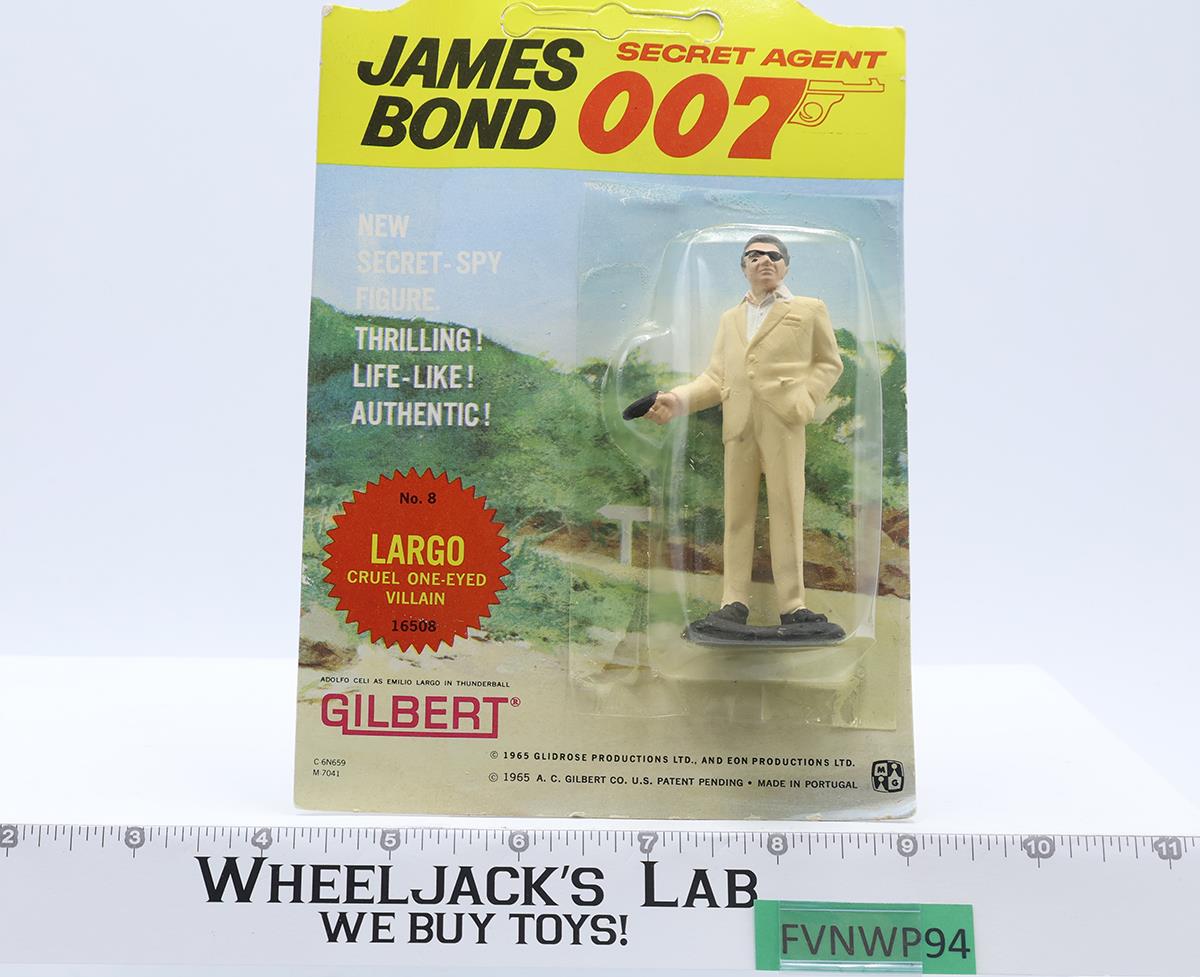 No.8 Largo Cruel One-Eyed Villain James Bond 007 1965 Gilbert NEW SEALED