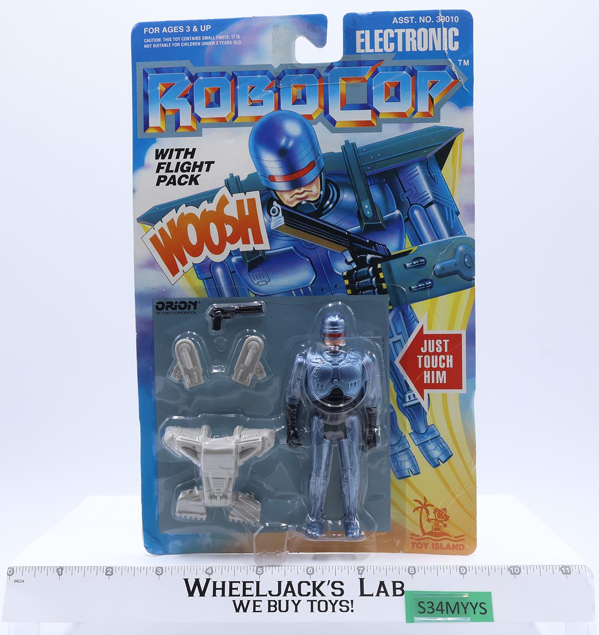 RoboCop Electronic W/ Flight Pack 1993 Toy Island Action Figure NEW SEALED