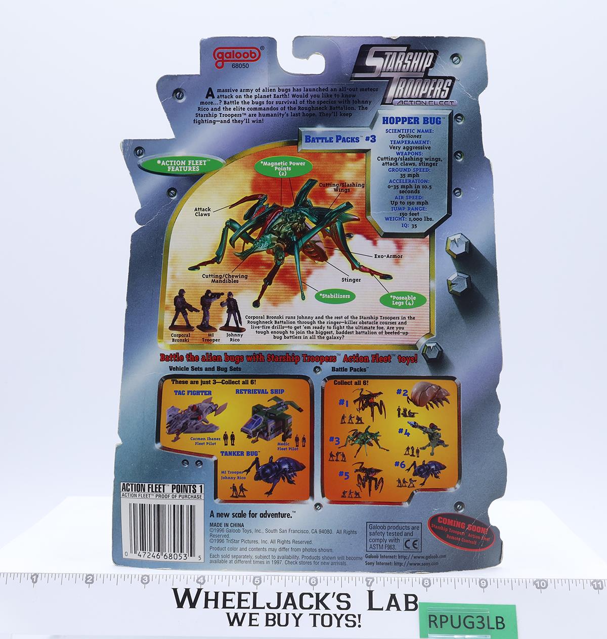 Hopper Bug Starship Troopers Battle Pack 3 1996 Galoob Action Figures NEW SEALED