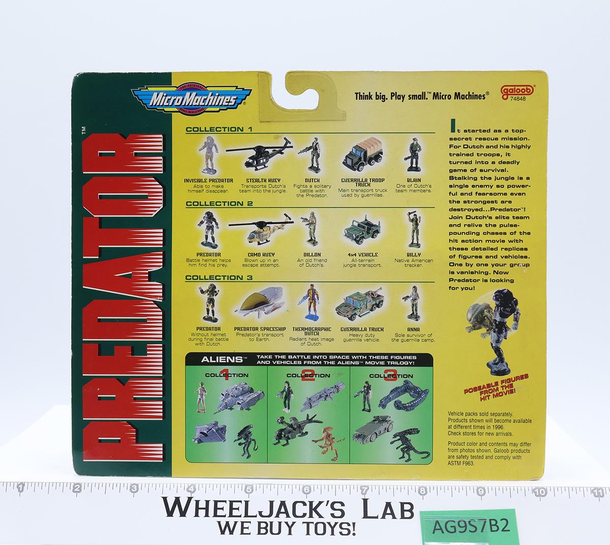 Predator Collection 1 Micro Machines 1996 Galoob Miniature Set NEW SEALED