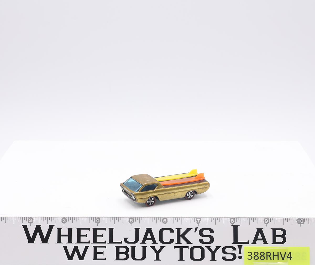 Deora Gold w/ Surfboards 1967 1968 Redline Hot Wheels Mattel Vintage RL HK