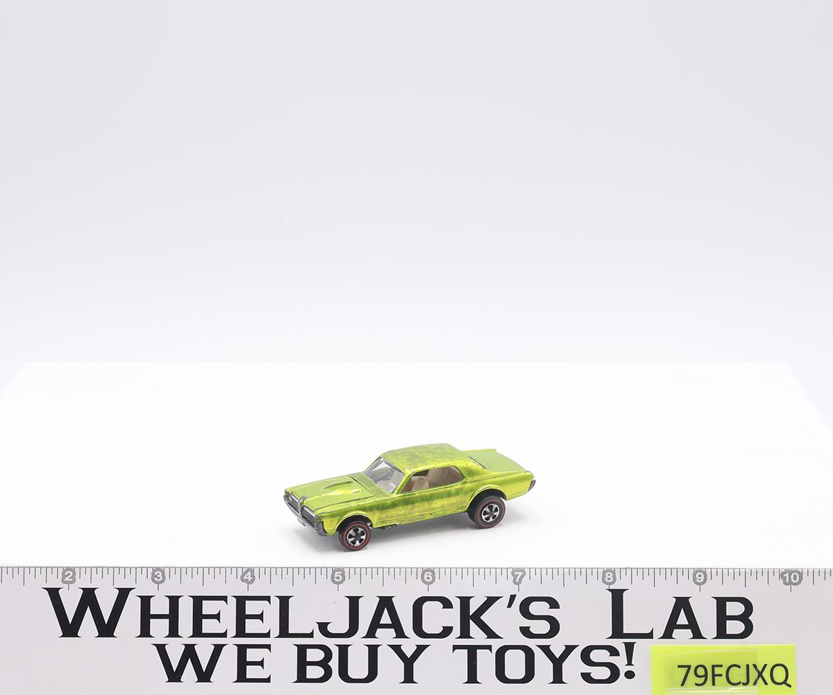 Custom Cougar Antifreeze Hot Wheels 1968 Mattel Redline Vintage RL