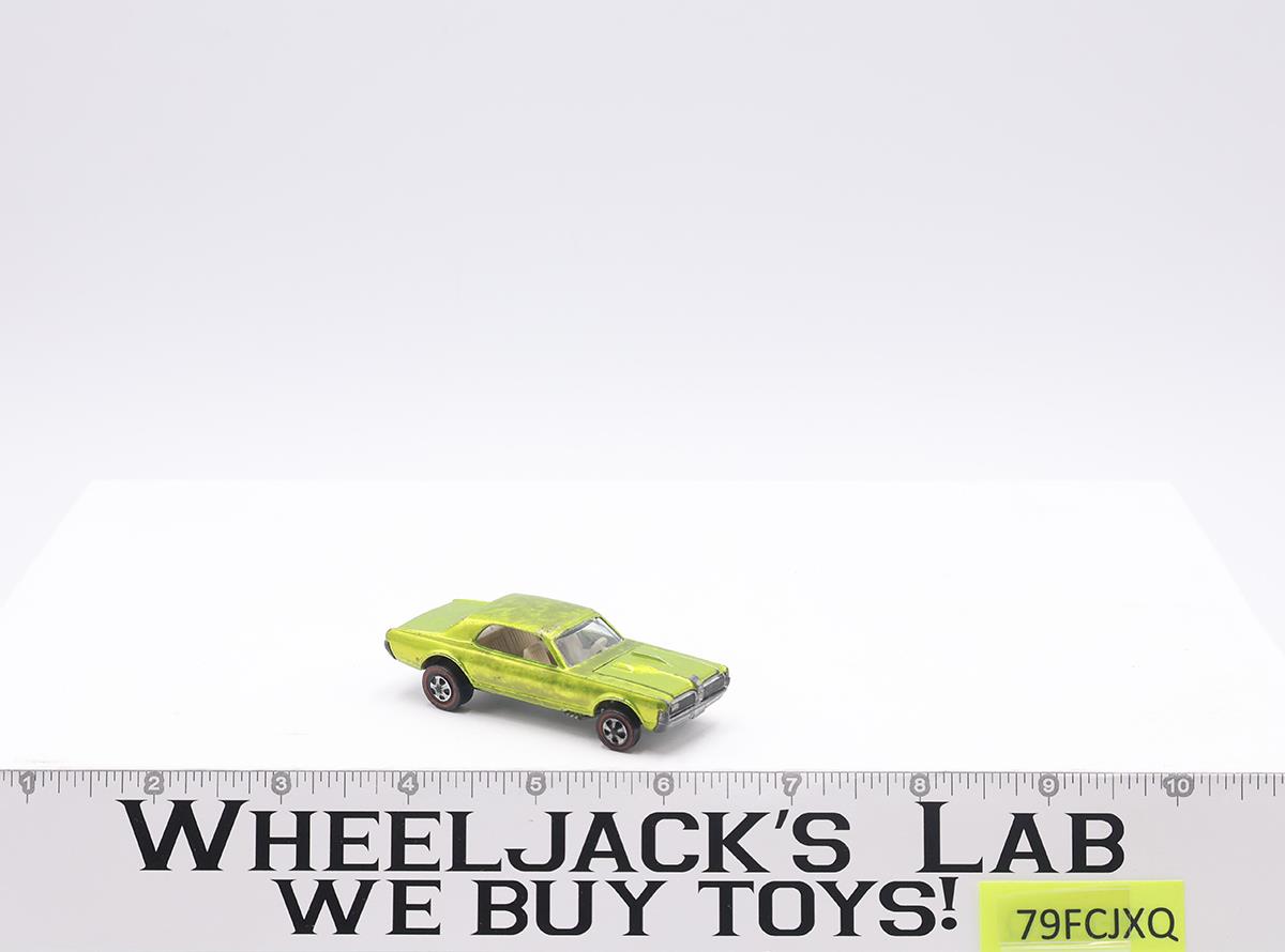 Custom Cougar Antifreeze Hot Wheels 1968 Mattel Redline Vintage RL