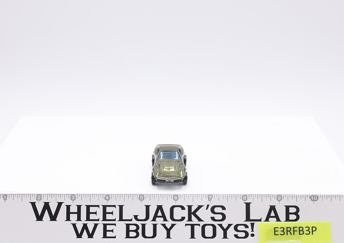 Custom Corvette Olive Green 1968 Mattel Redline Hot Wheels Vintage RL