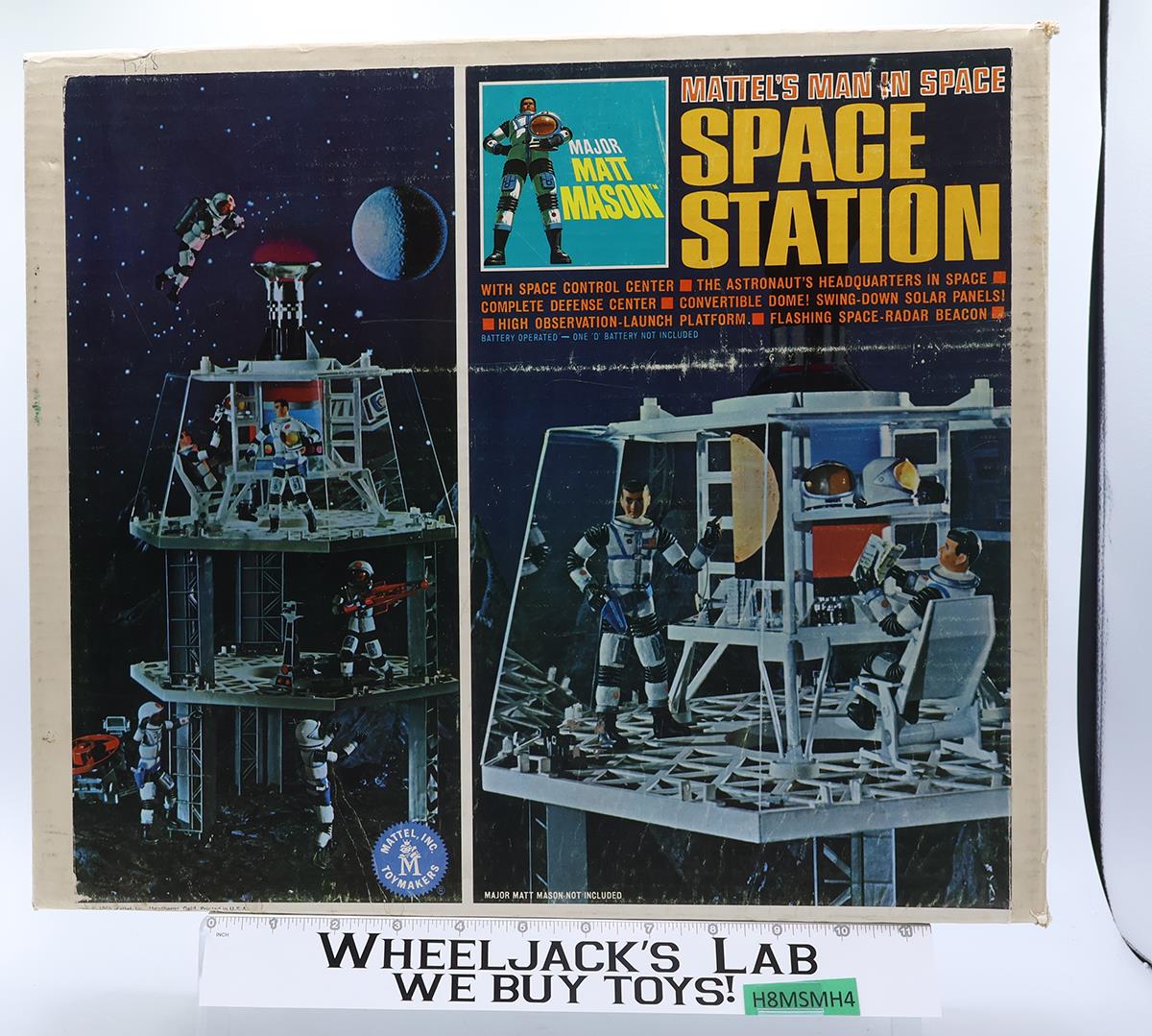 Uni-Tred Space Hauler Complete UNUSED STICKERS Major Matt Mason in Space Mattel