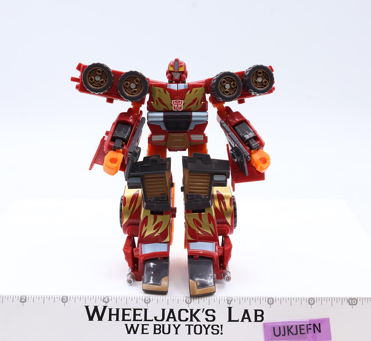 Rodimus 100% Complete Deluxe Class Transformers Energon 2004 Hasbro Figure