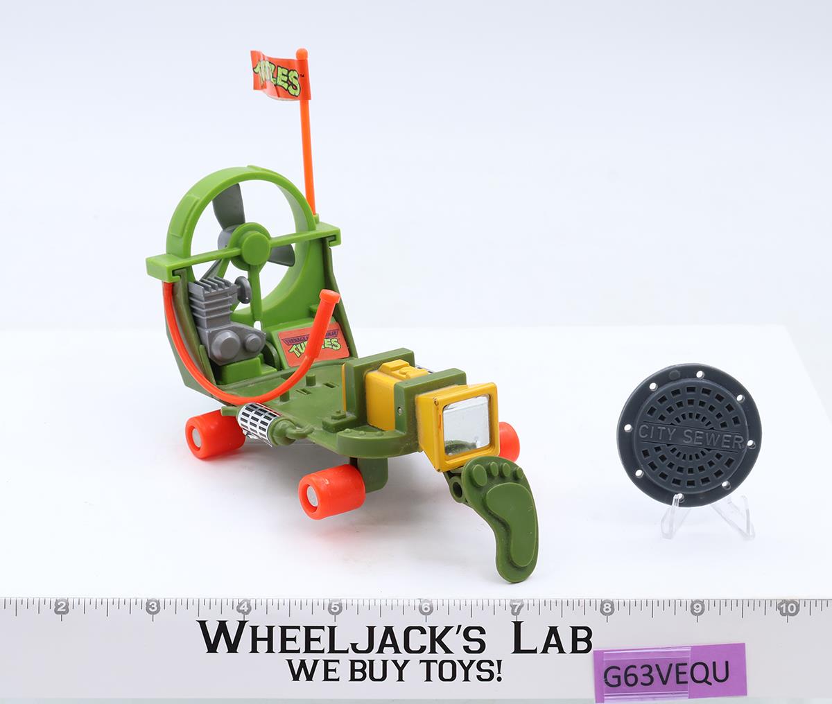 Cheapskate 100% Complete TMNT Teenage Mutant Ninja Turtle 1988 Playmates Toys