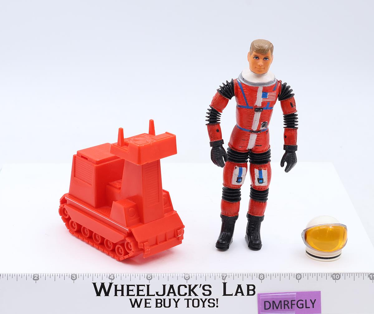 Major Matt Mason Sgt Storm w/Cat Trac and Helmet Man in Space 1966 Mattel