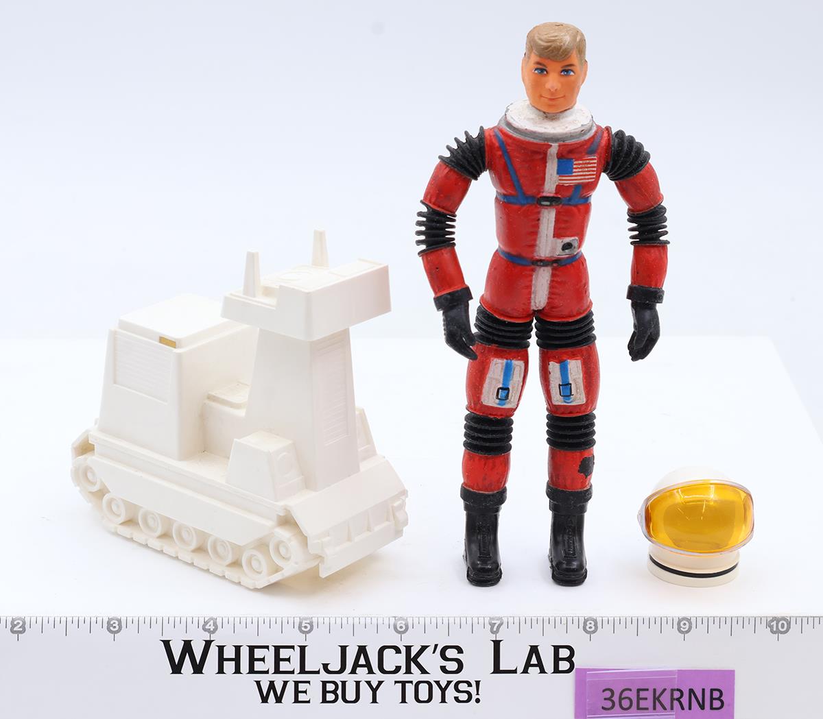 Major Matt Mason Sgt Storm w/Cat Trac and Helmet Man in Space 1966 Mattel