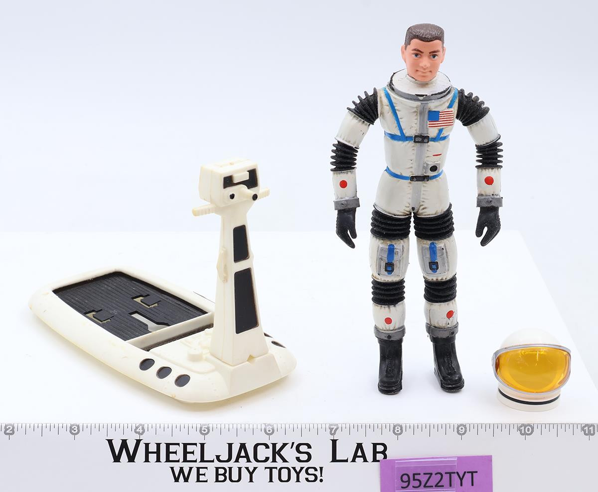 Major Matt Mason Space Sled Helmet 1966 Mattel Action Figure NO BROKEN WIRES