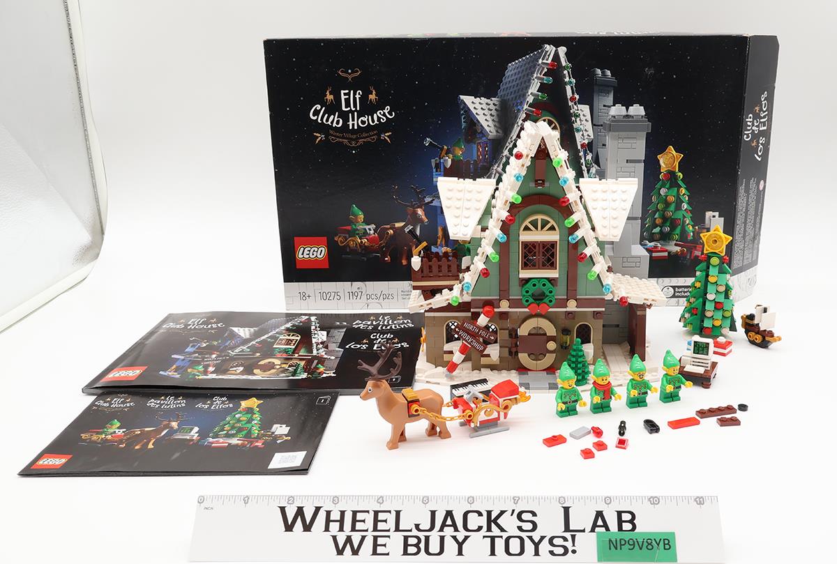 #10275 Elf Club House 99% Complete W/Box+Manual Winter Village Collection Lego