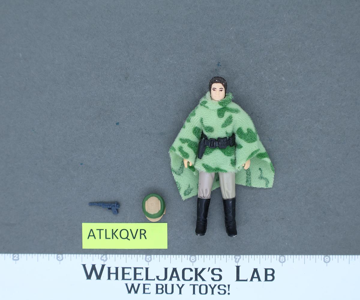 Princess Leia W/Combat Poncho 100% Complete Star Wars ROTJ 1984 Kenner NO REPRO