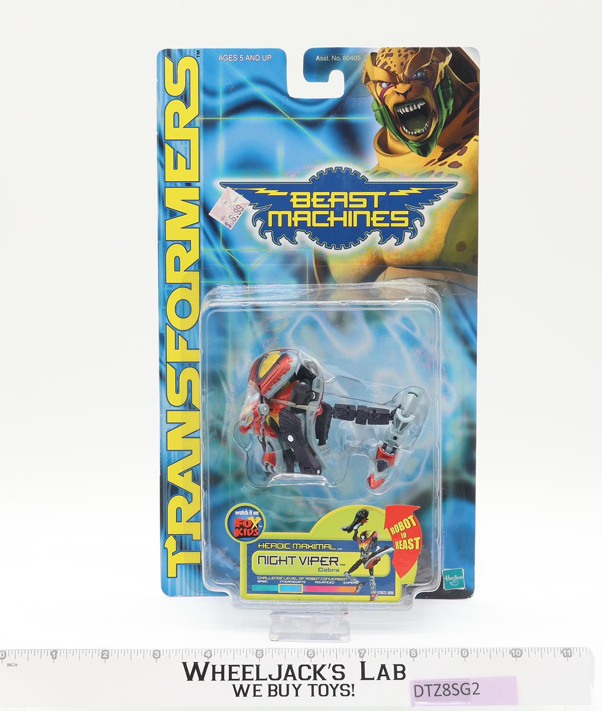 Night Viper Transformers Beast Machines 2000 Hasbro Action Figure NEW SEALED