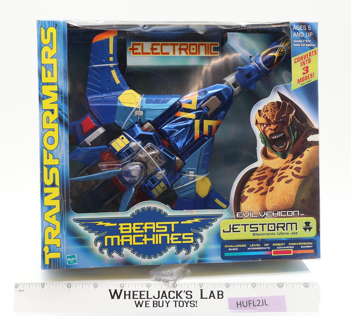 Jetstorm Electronic Ultra Jet Transformers Beast Machines 2000 Hasbro NEW SEALED