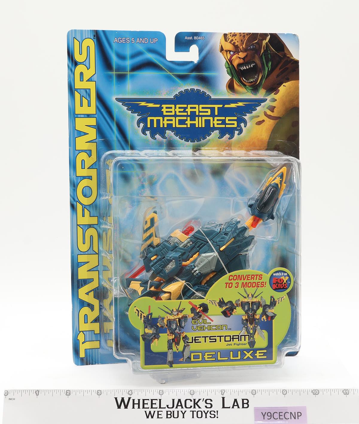 Jetstorm Deluxe Transformers Beast Machines Hasbro 1999 Action Figure NEW SEALED
