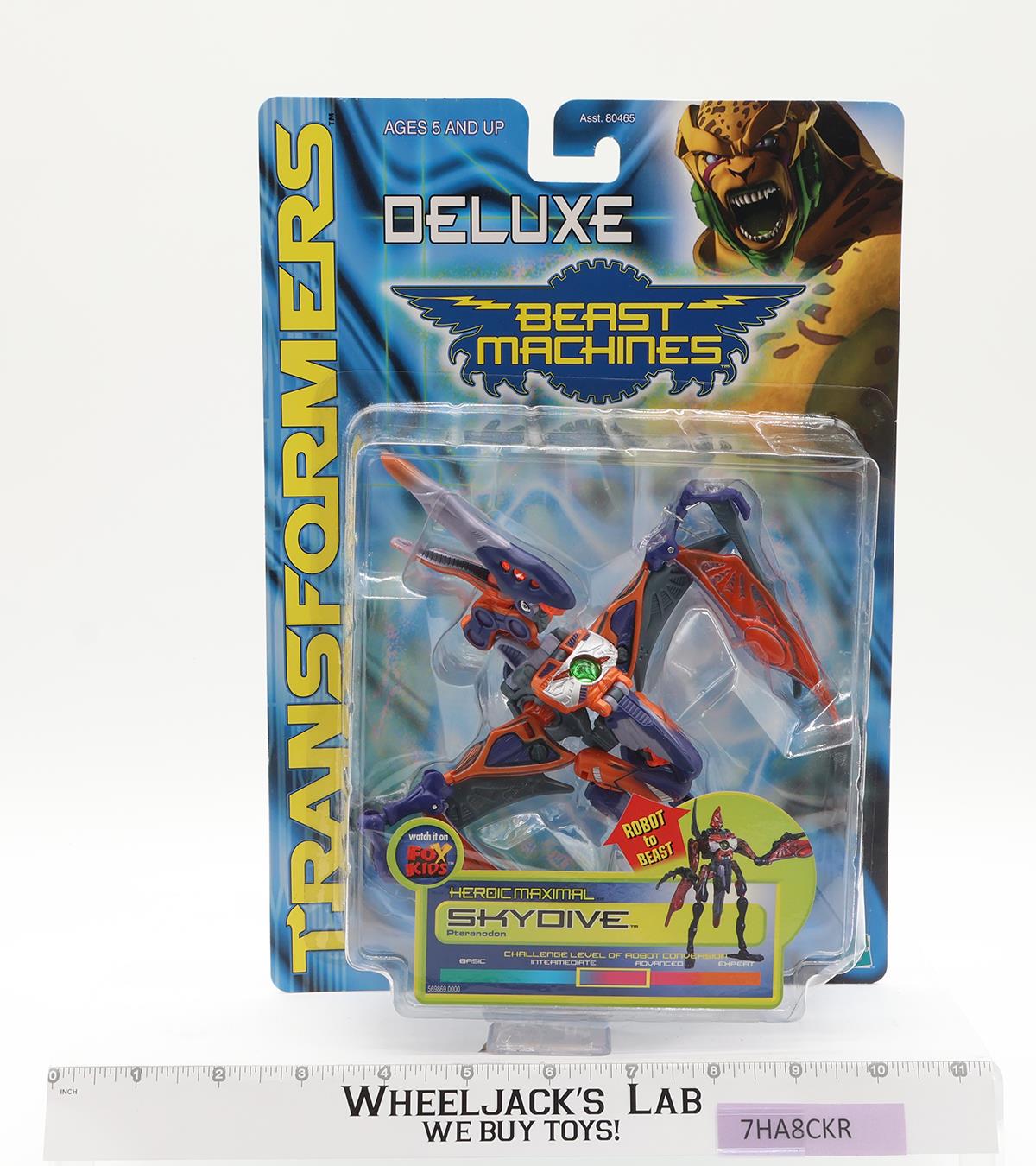 Skydive Transformers Beast Machines 2000 Hasbro Action Figure NEW SEALED