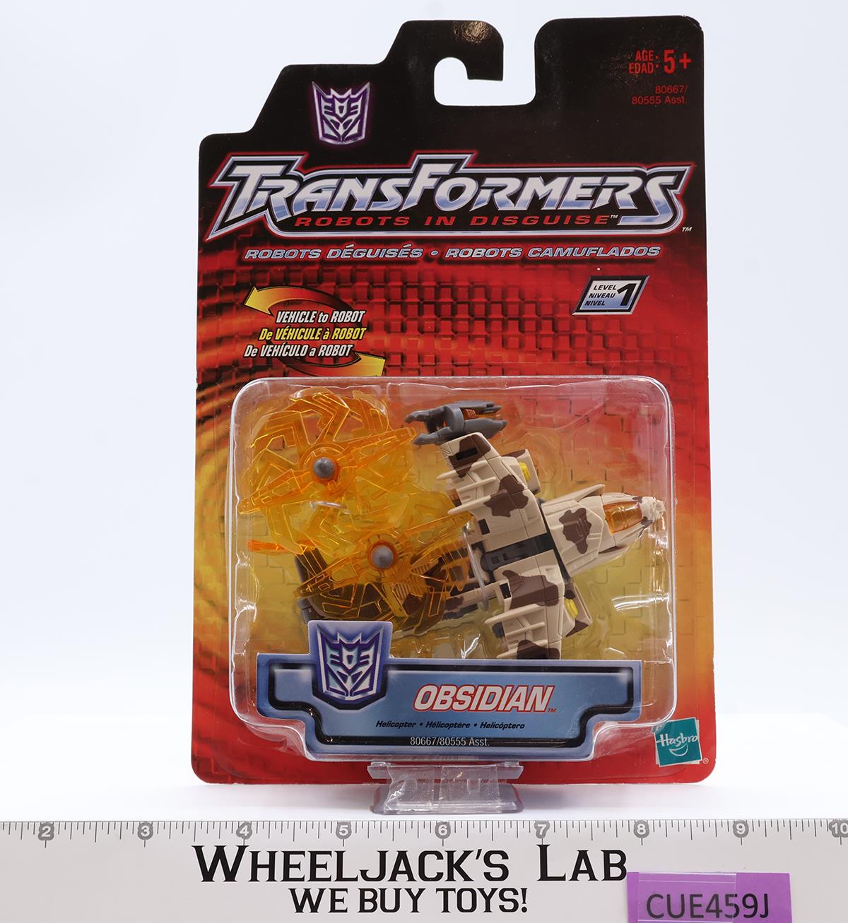 Obsidian Transformers Robots in Disguise RID 2002 Hasbro Figure NEW SEALED