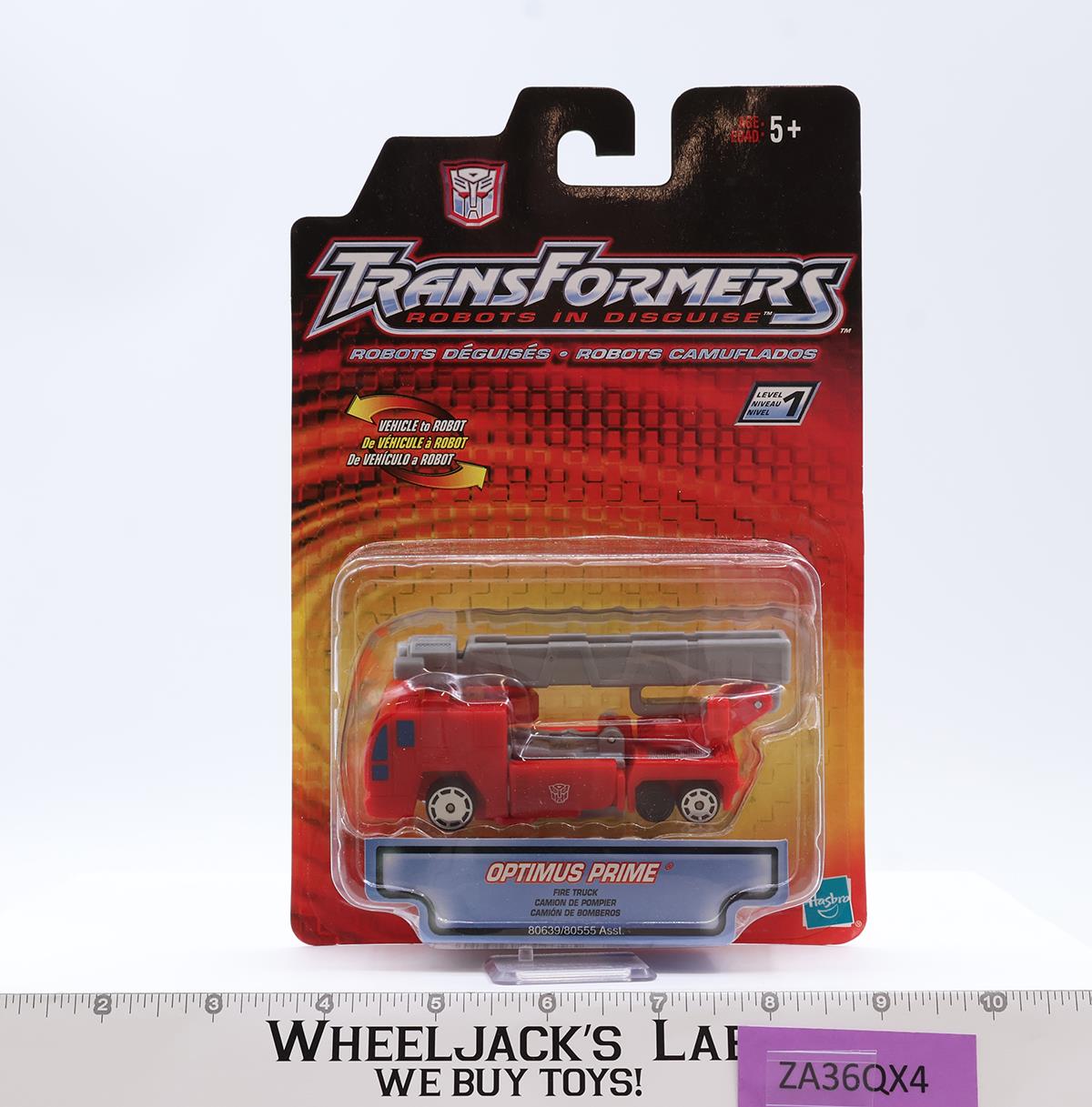 Optimus Prime Transformers Robots In Disguise RID 2001 Action Figure NEW SEALED