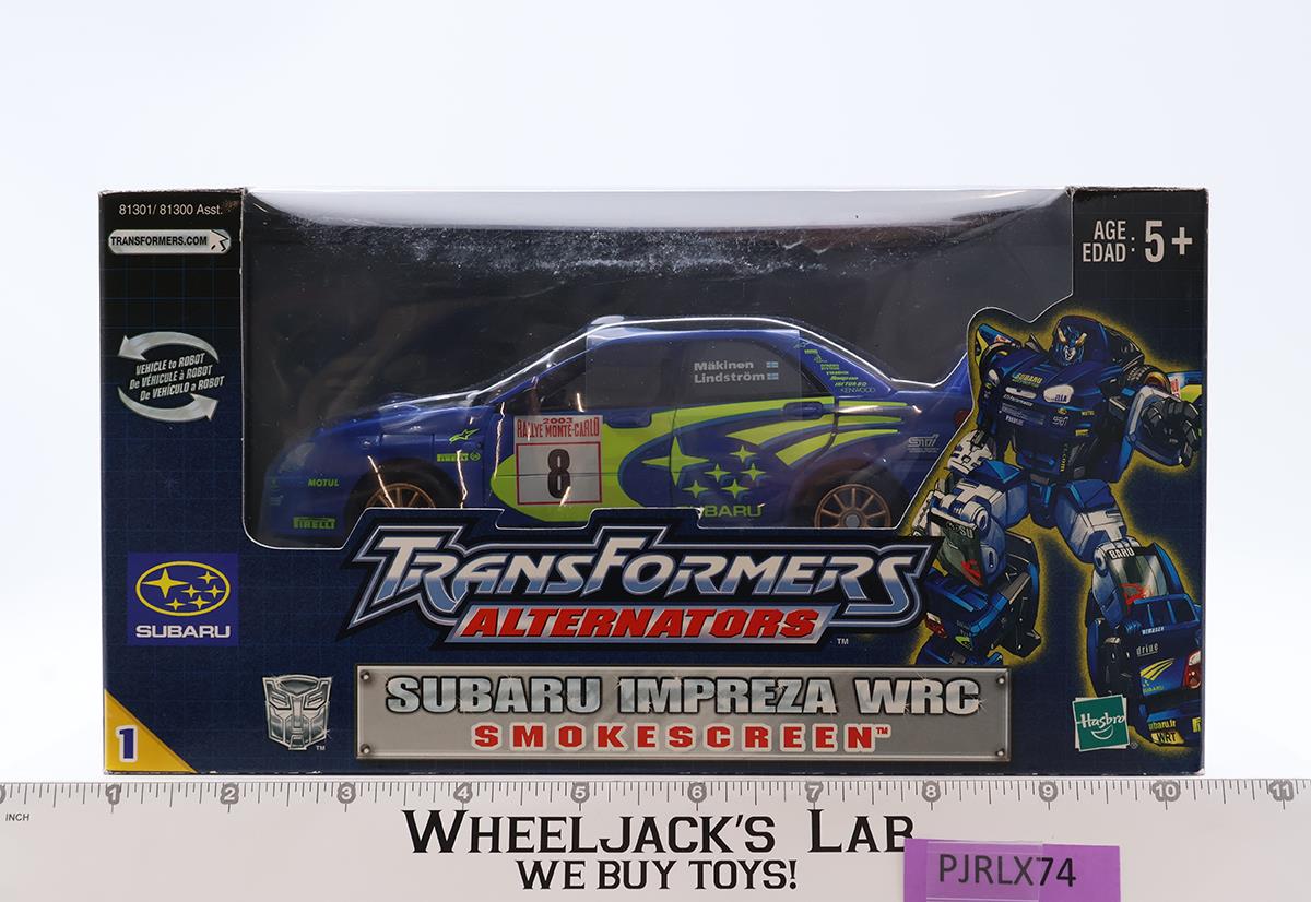 Smokescreen Transformers Alternators 2003 Hasbro Action Figure NEW SEALED