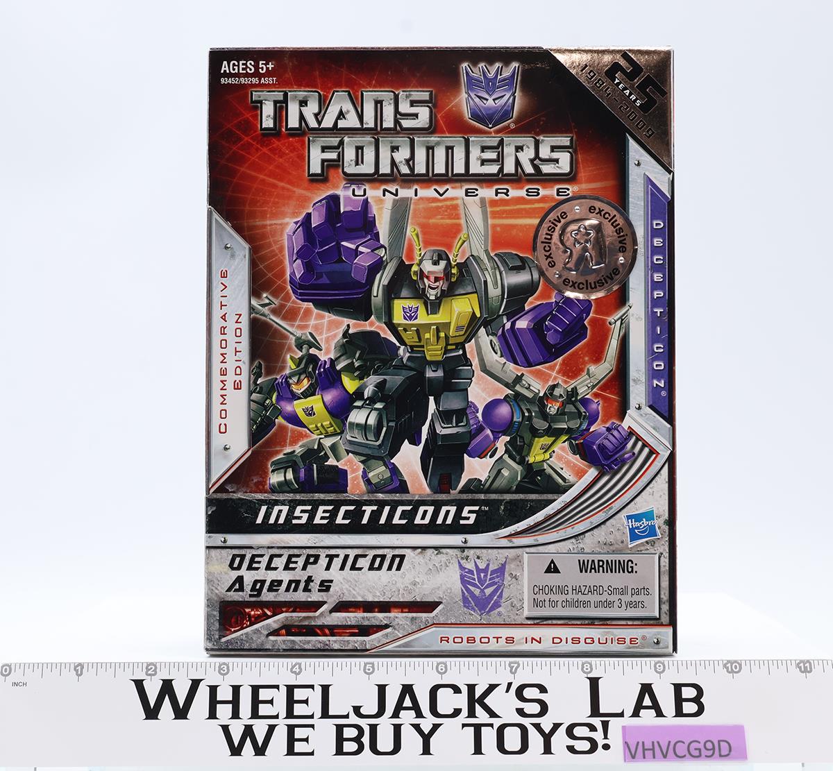 Insecticons Transformers Universe TRU Exclusive 25th Anniv. Hasbro NEW SEALED