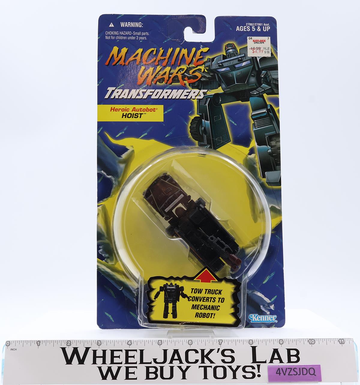 Hoist Transformers Machine Wars 1996 Kenner Action Figure NEW SEALED