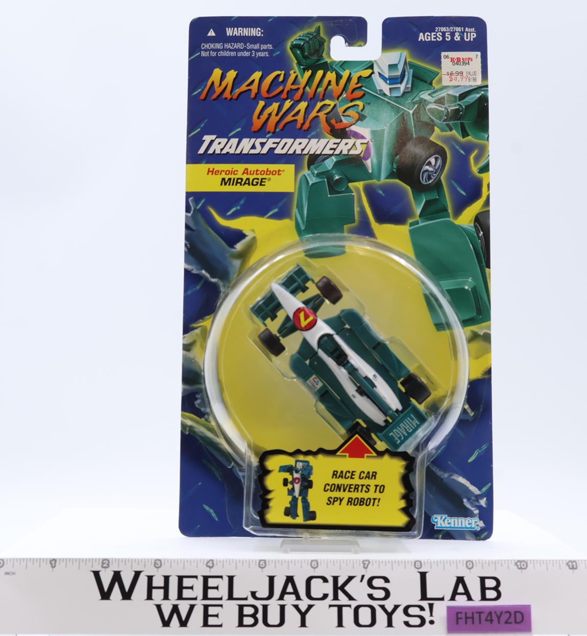 Mirage Transformers Machine Wars 1996 Kenner Action Figure NEW SEALED