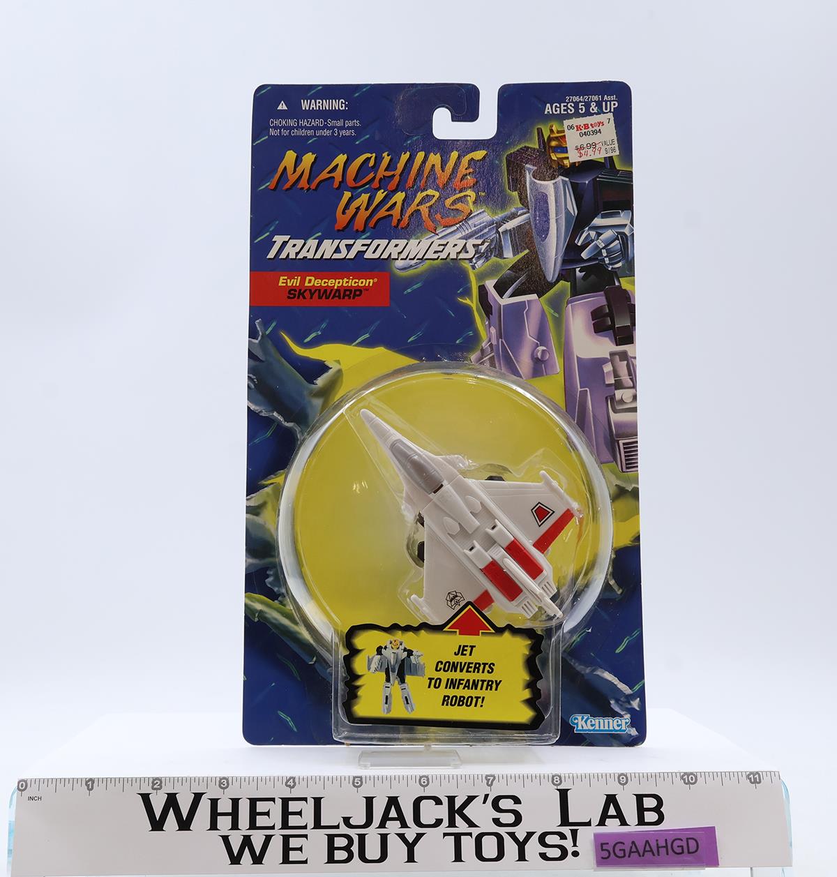 Skywarp Transformers Machine Wars 1996 Kenner Action Figure NEW SEALED