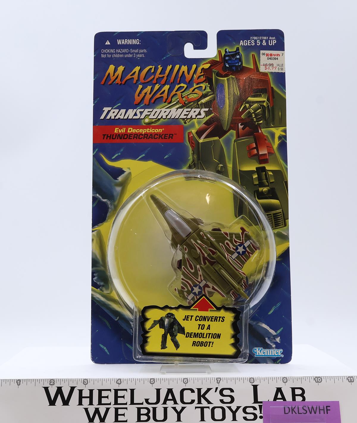 Thundercracker Transformers Machine Wars 1996 Kenner Action Figure NEW SEALED