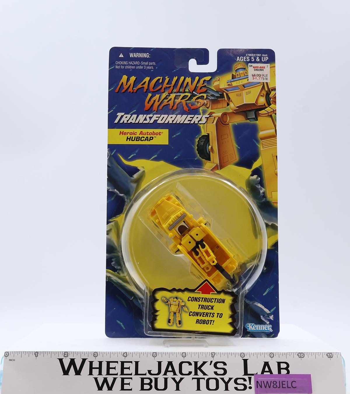 Hubcap Transformers Machine Wars 1996 Kenner Action Figure NEW SEALED