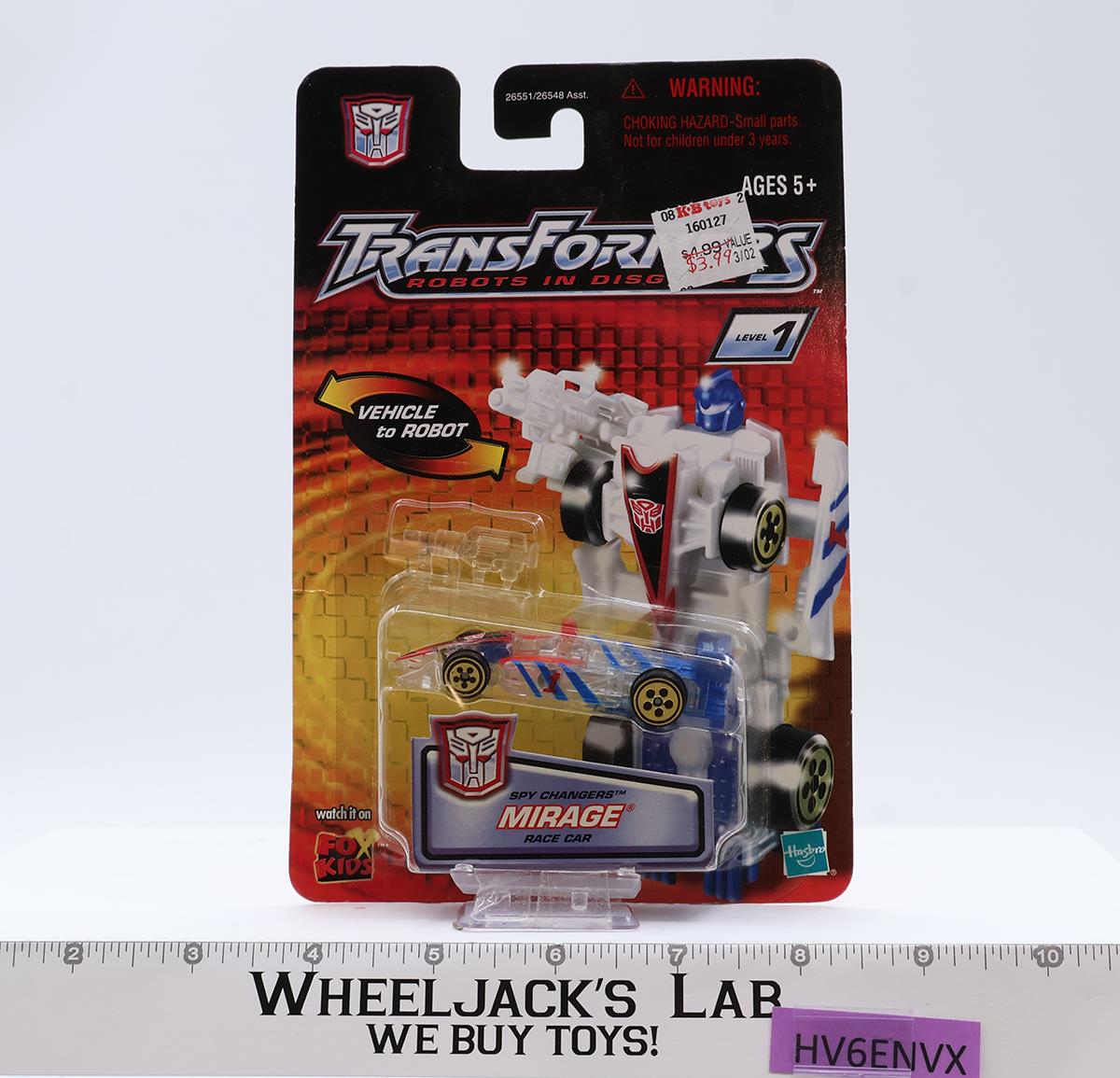 Ironhide Spy Changers Transformers Robots In Disguise RID 2001 Hasbro NEW SEALED