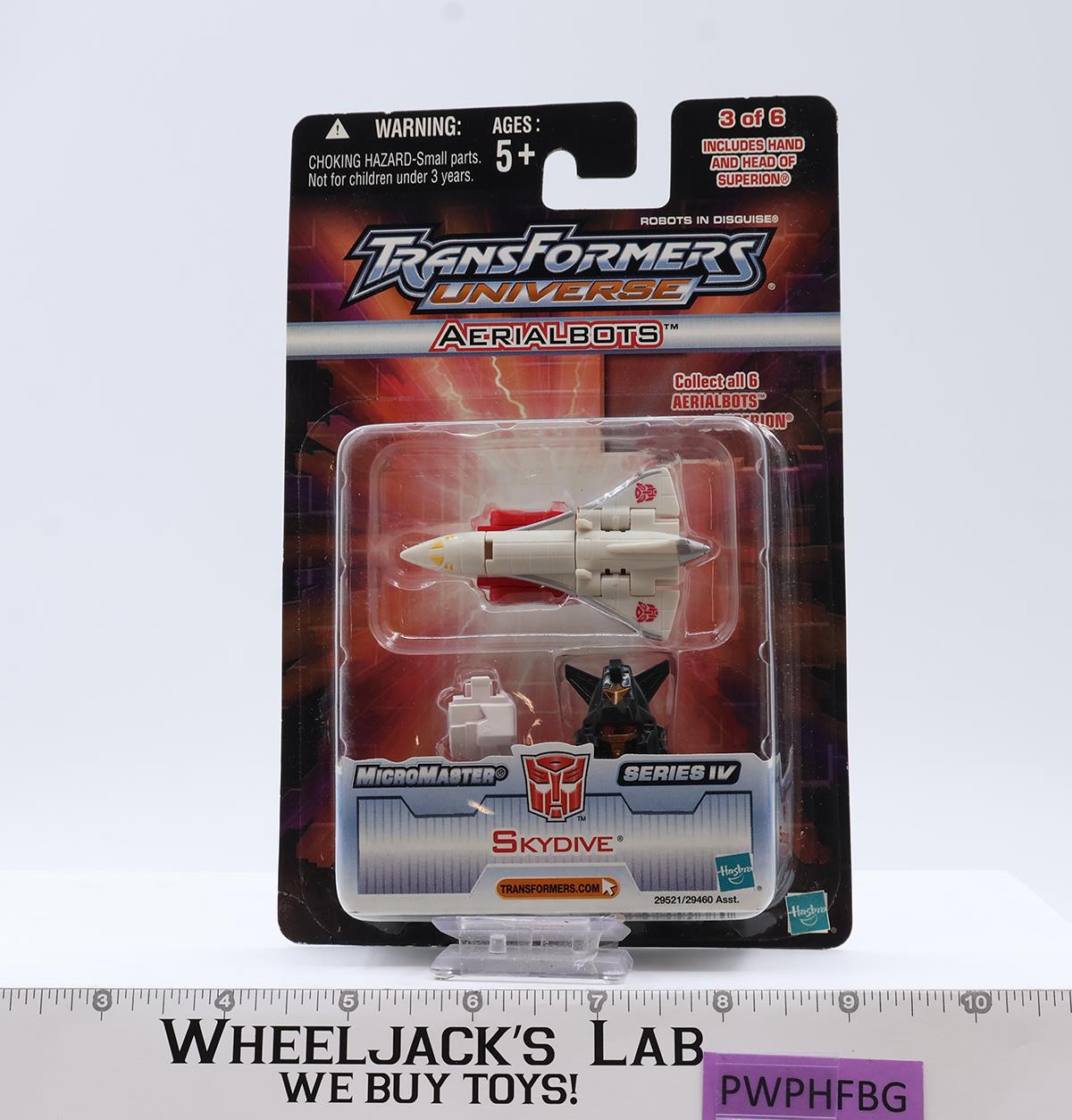 Skydive Aerialbots Transformers Universe 2005 Hasbro Action Figure NEW SEALED
