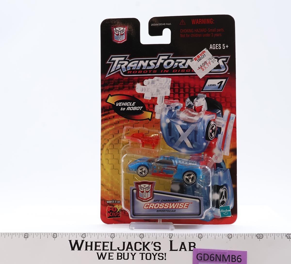 Crosswire Transformers Robots In Disguise RID 2001 Hasbro Figure NEW SEALED