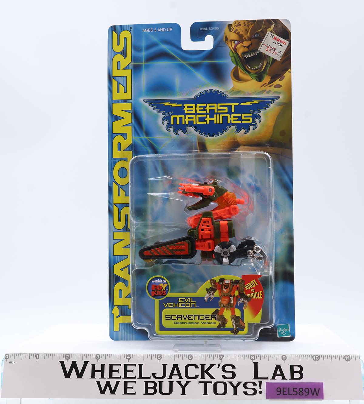 Scavenger Transformers Beast Machines 1999 Hasbro Action Figure NEW SEALED