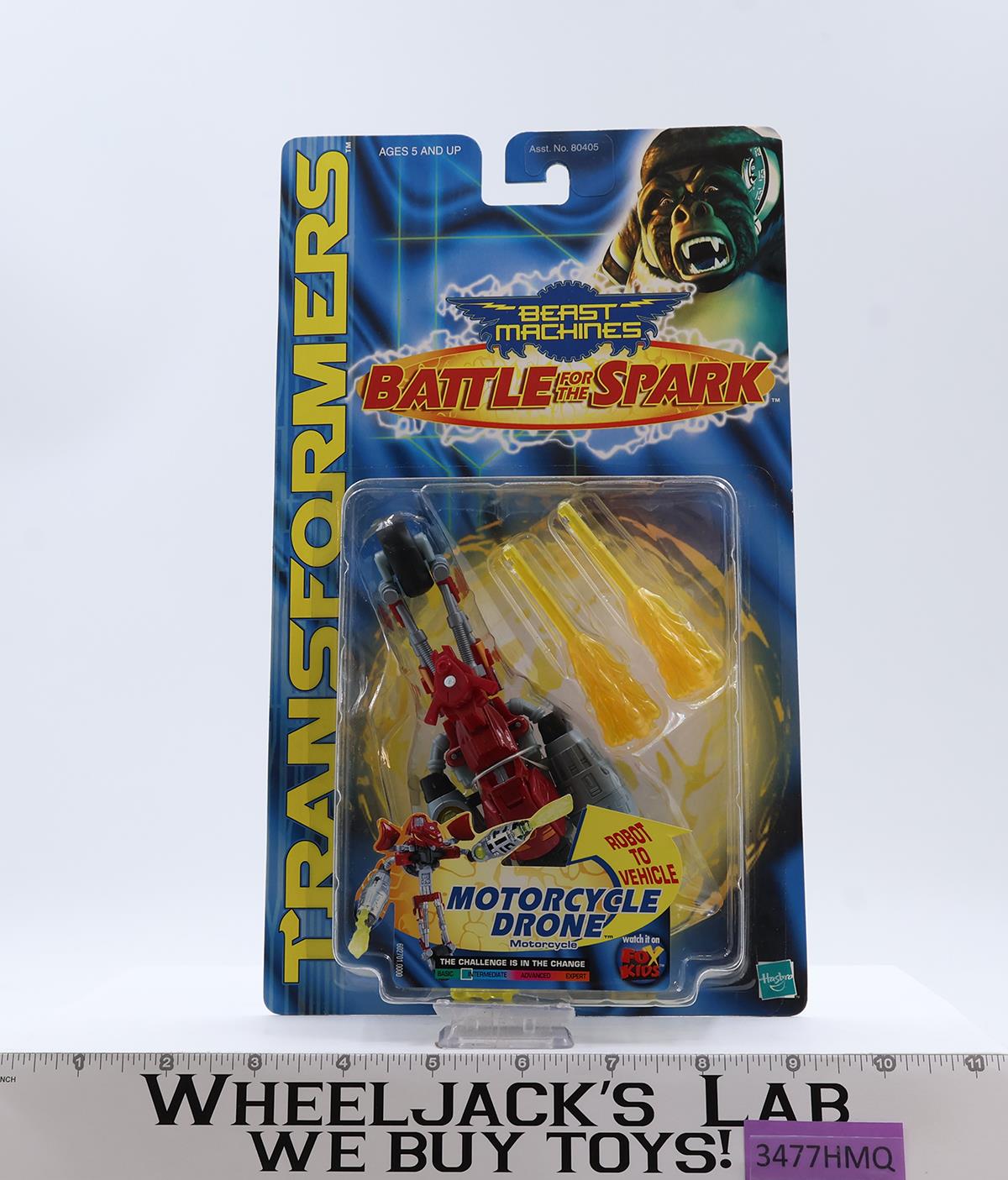 Motorcycle Drone Transformers Beast Machines 2000 Hasbro Figure NEW SEALED