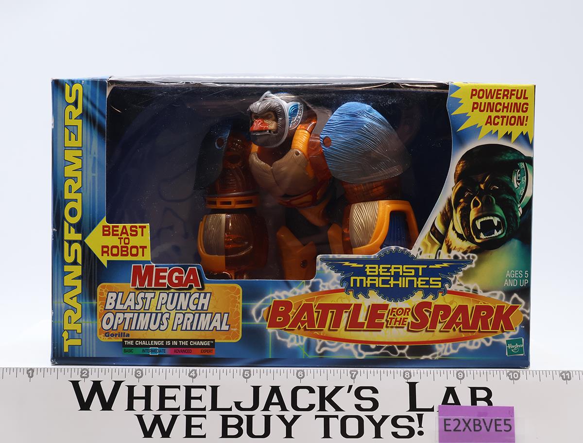Blast Punch Optimus Primal Transformers Beast Machines 2001 Hasbro NEW SEALED