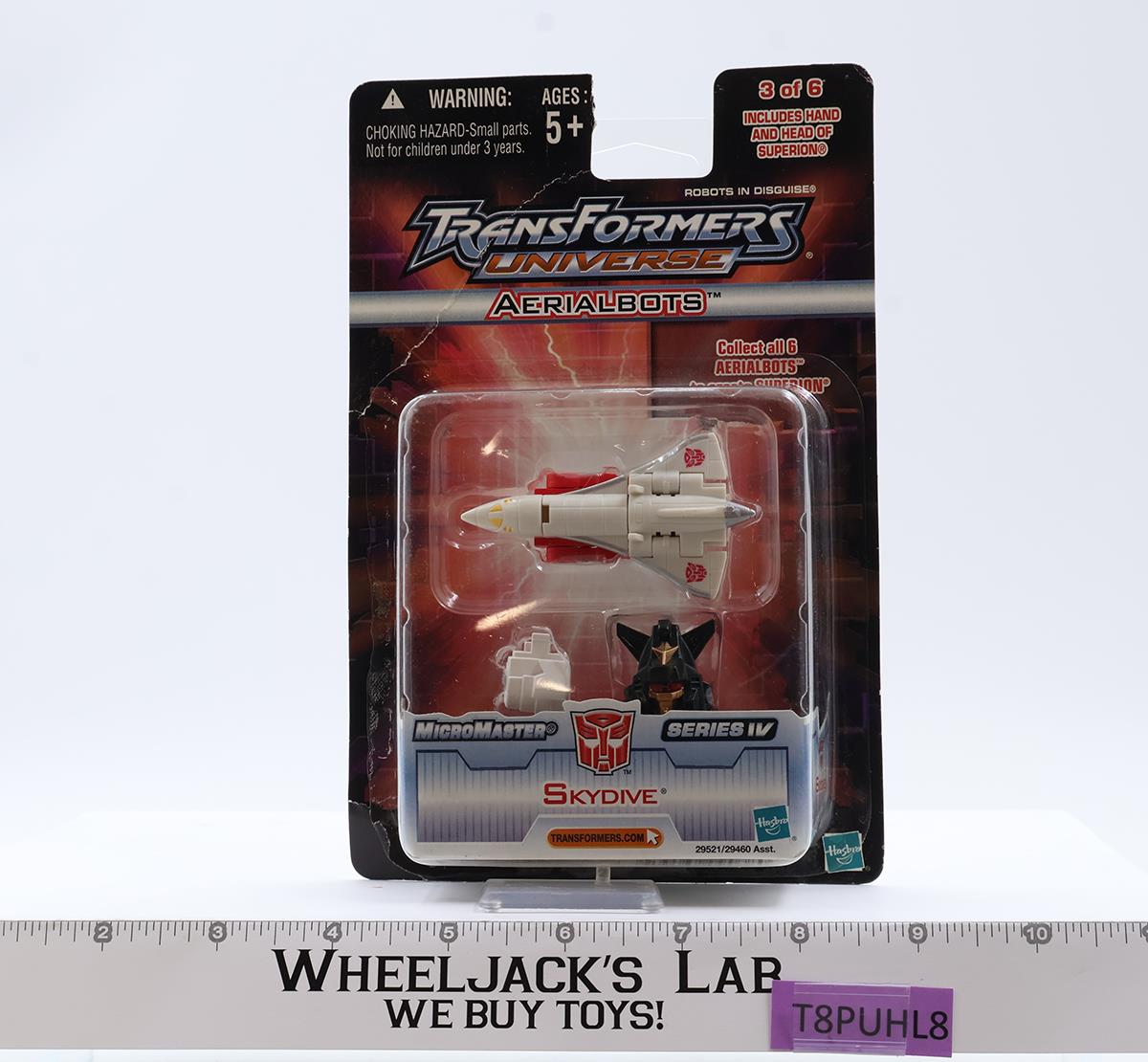 Skydive Aerialbots Transformers Universe 2005 Hasbro Action Figure NEW SEALED