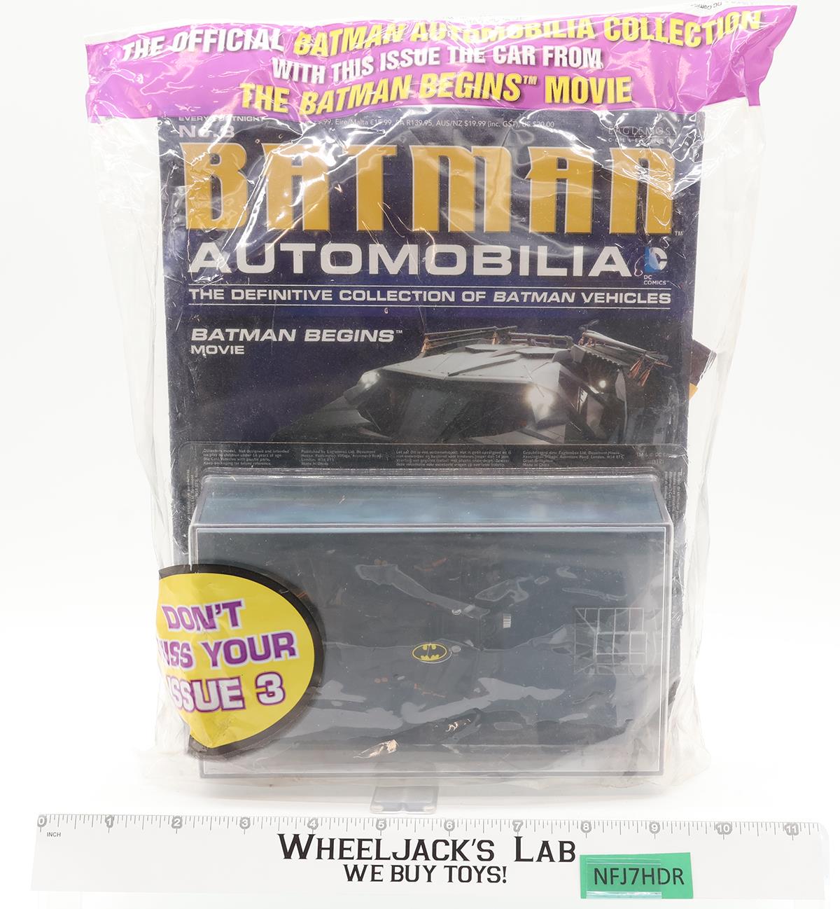 Batman Begins No.3 Batman Automobilia DC Comics Eaglemoss NEW SEALED