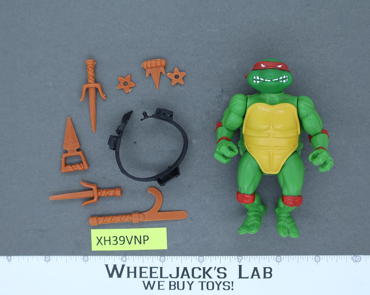 Raphael SOFT HEAD 100% Complete Teenage Mutant Ninja Turtle Playmates 1988