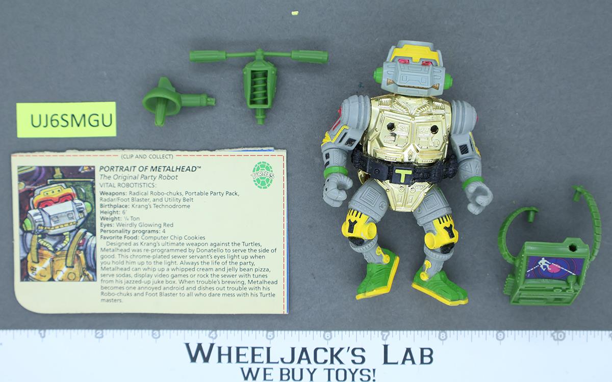 Metalhead 100% Complete Teenage Mutant Ninja Turtles TMNT 1989 Playmates