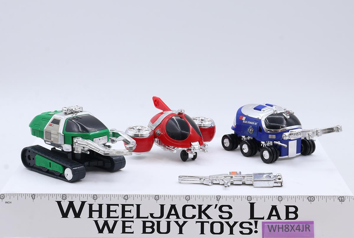 Saban's Beetleborgs Beetle Battle Base W/ 3 AVs 1997 Bandai Action Playset