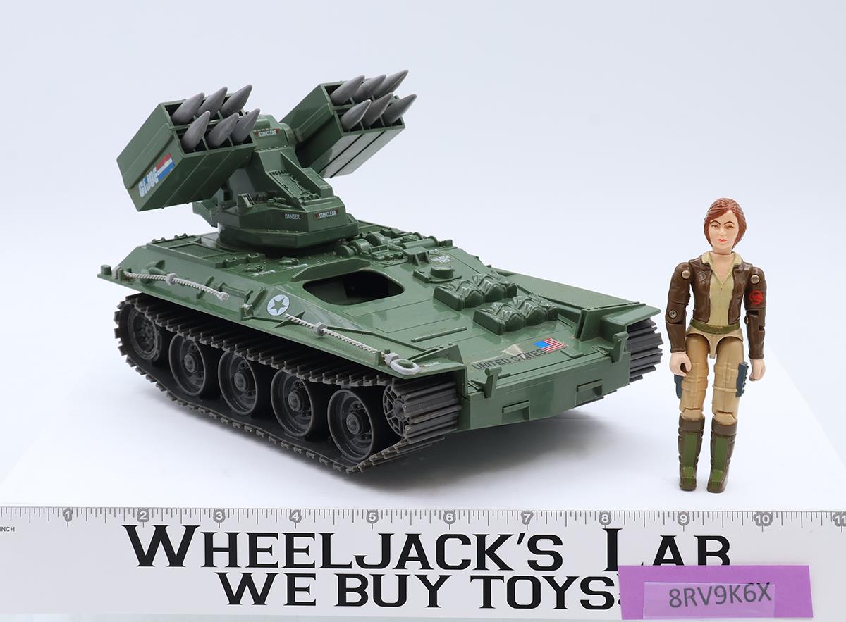 Wolverine W/Cover Girl 100% Complete GI Joe 1983 Hasbro Action Figure Vehicle