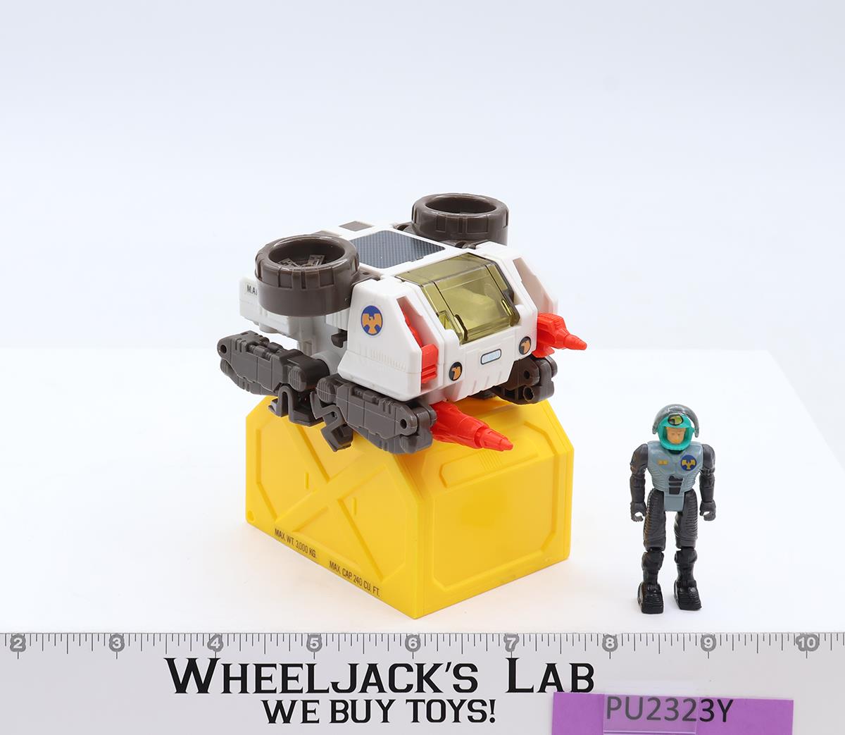 Battlecrane W/ Bob Anders Starcom Complete 1986 Coleco Action Figure Vehicle