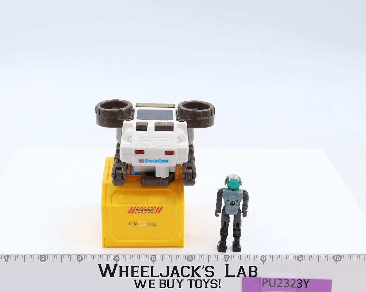 Battlecrane W/ Bob Anders Starcom Complete 1986 Coleco Action Figure Vehicle