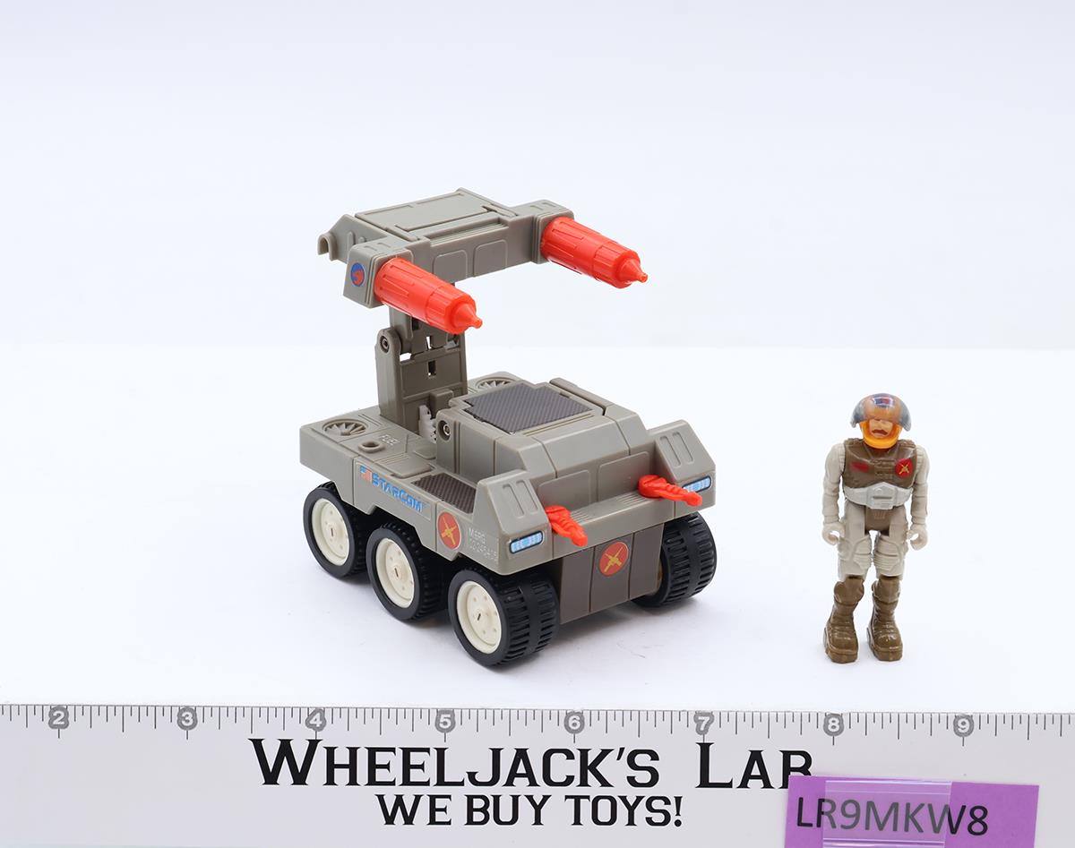 M-6 Railgunner W/ Rick Ruffing Starcom Works 1986 Coleco Action Figure Vehicle