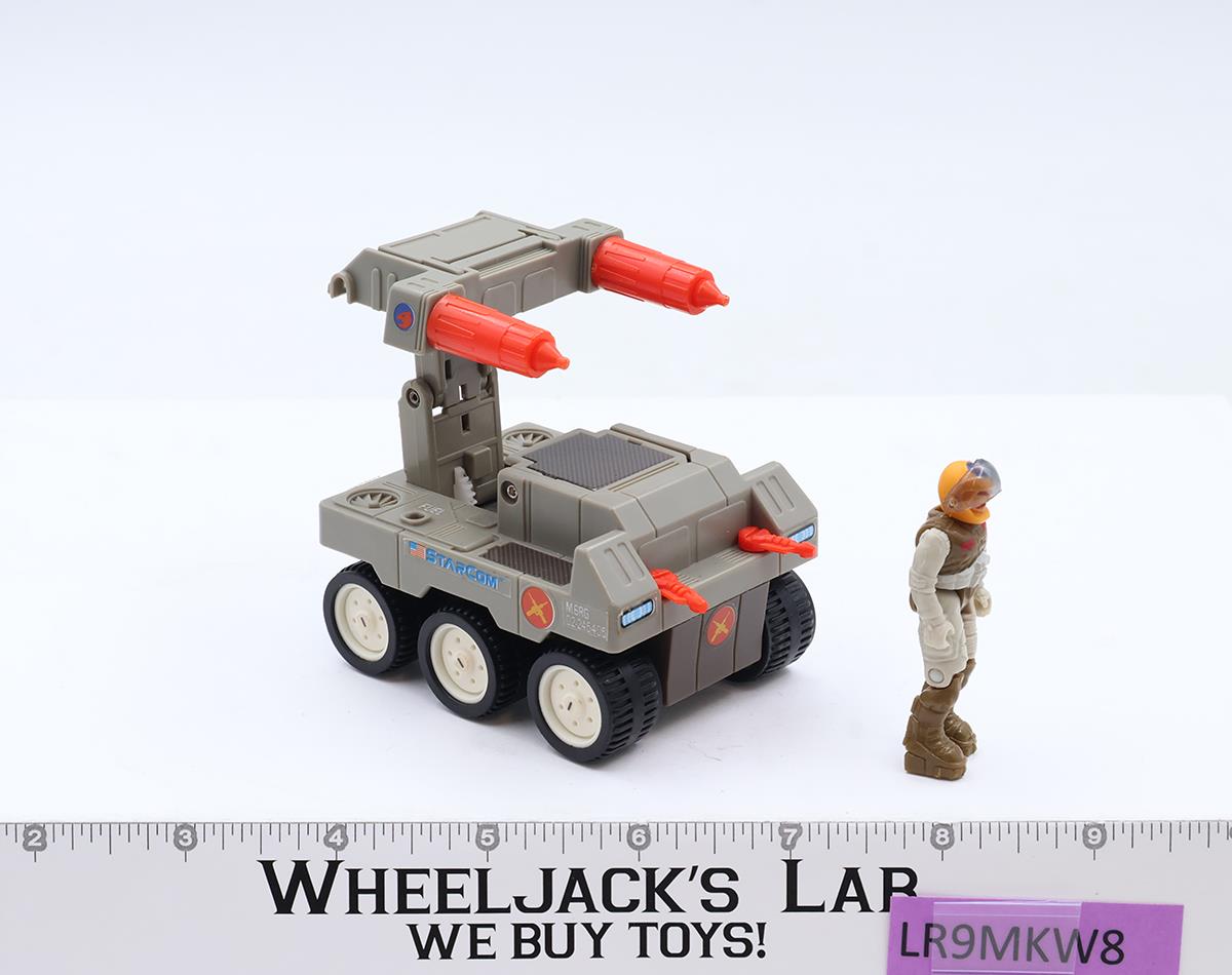 M-6 Railgunner W/ Rick Ruffing Starcom Works 1986 Coleco Action Figure Vehicle