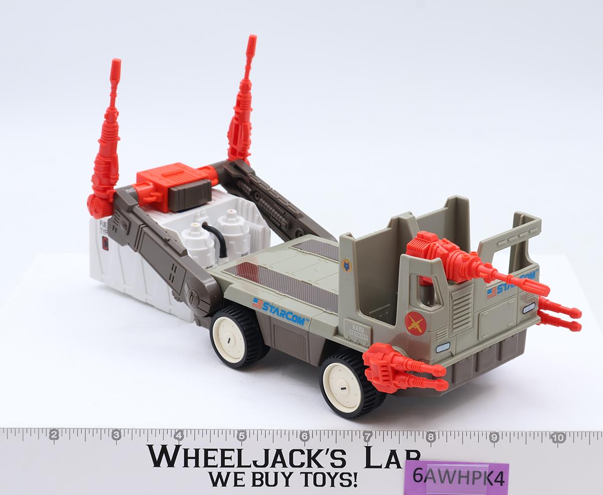 HARV-7 W/Champ O'Ryan Complete W/ Hose Works Starcom 1986 Coleco Vintage Vehicle