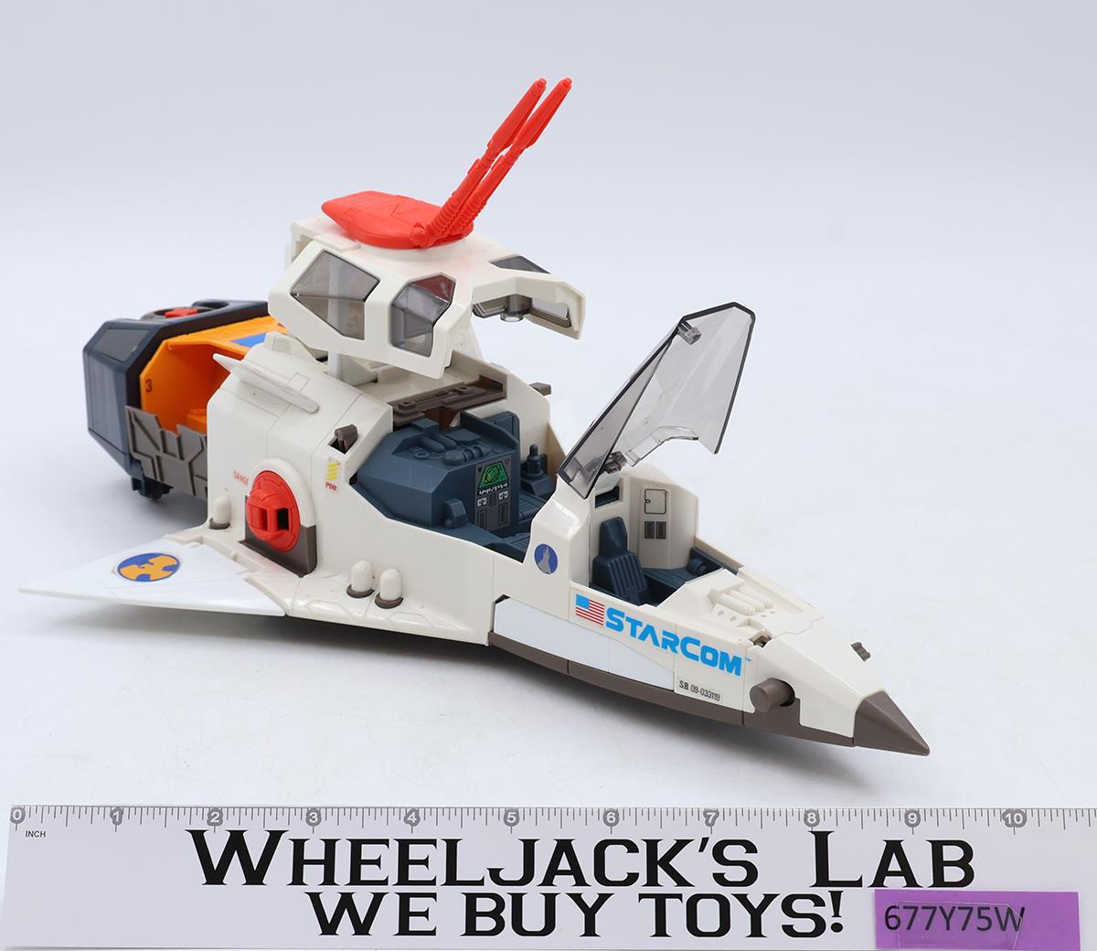 Starmax Bomber 100% Complete Works Troop Carrier Starcom 1986 Coleco Vehicle