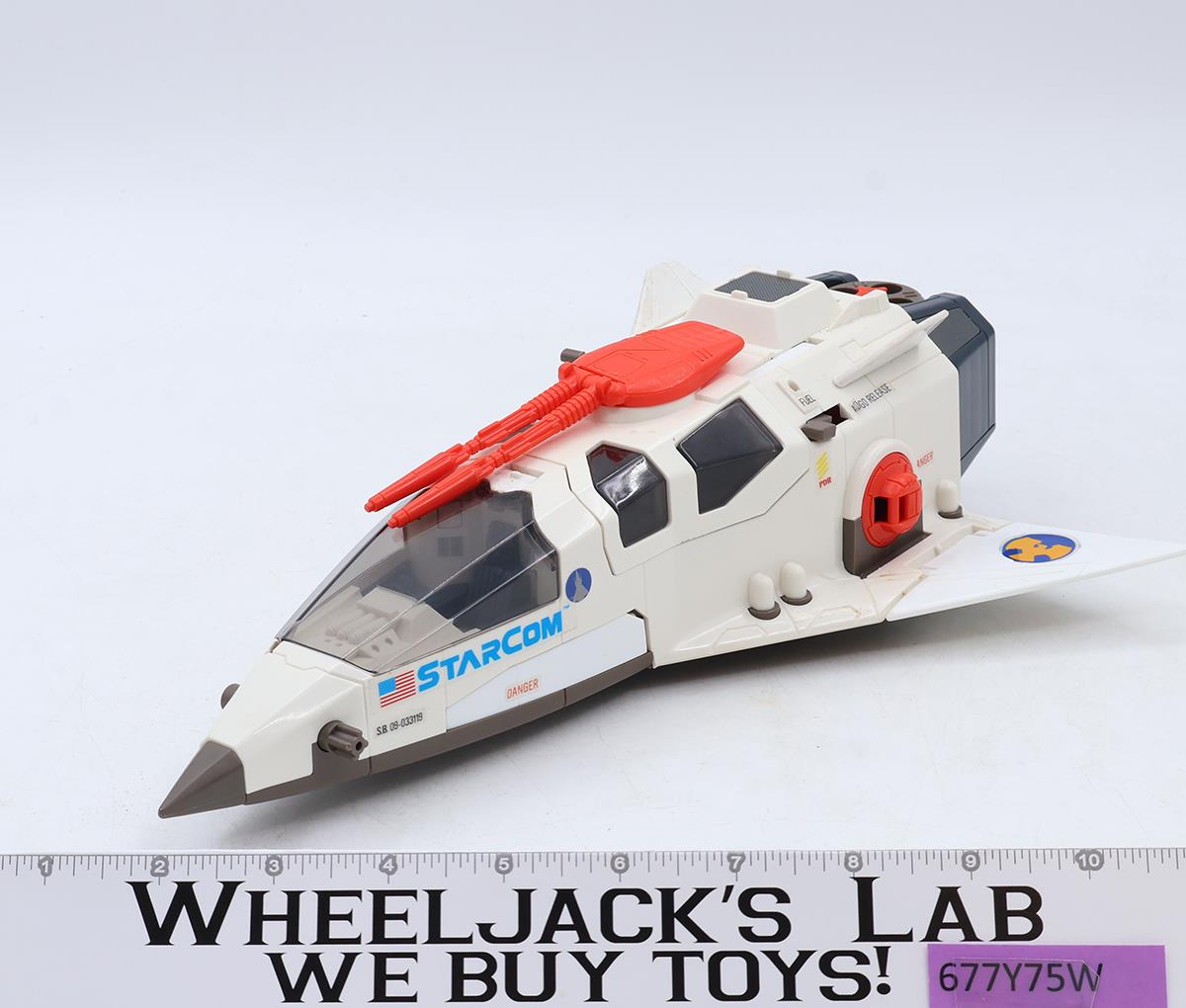 Starmax Bomber 100% Complete Works Troop Carrier Starcom 1986 Coleco Vehicle